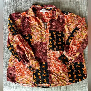 Chelsea And Theodore Boho Long Sleeve Blouse